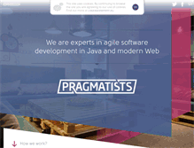 Tablet Screenshot of pragmatists.pl